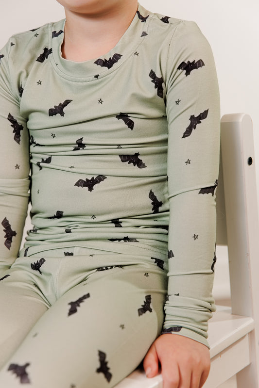 Two Piece - Bat Buddies in Olive