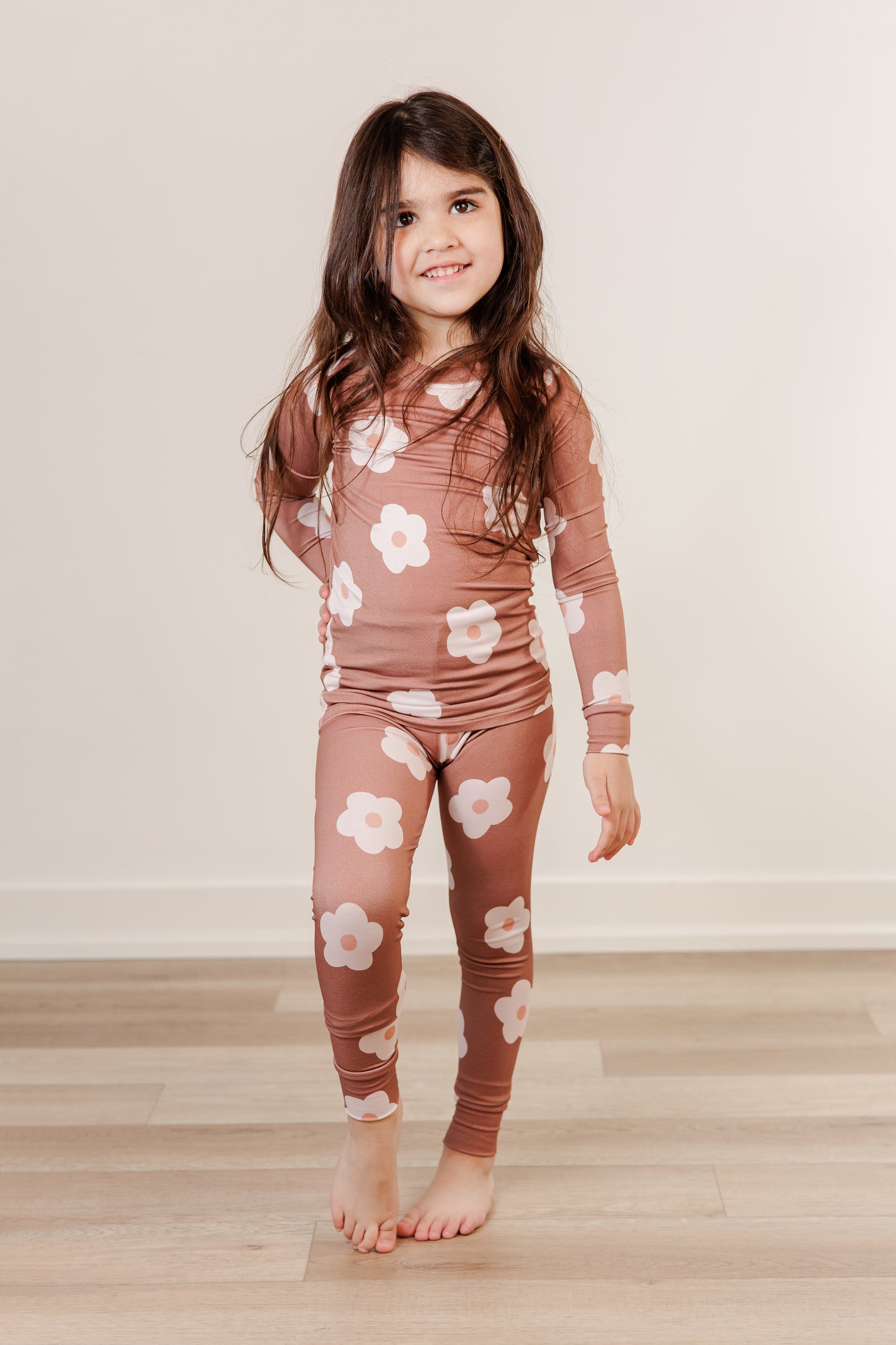 Two Piece - Petals in Hazelnut