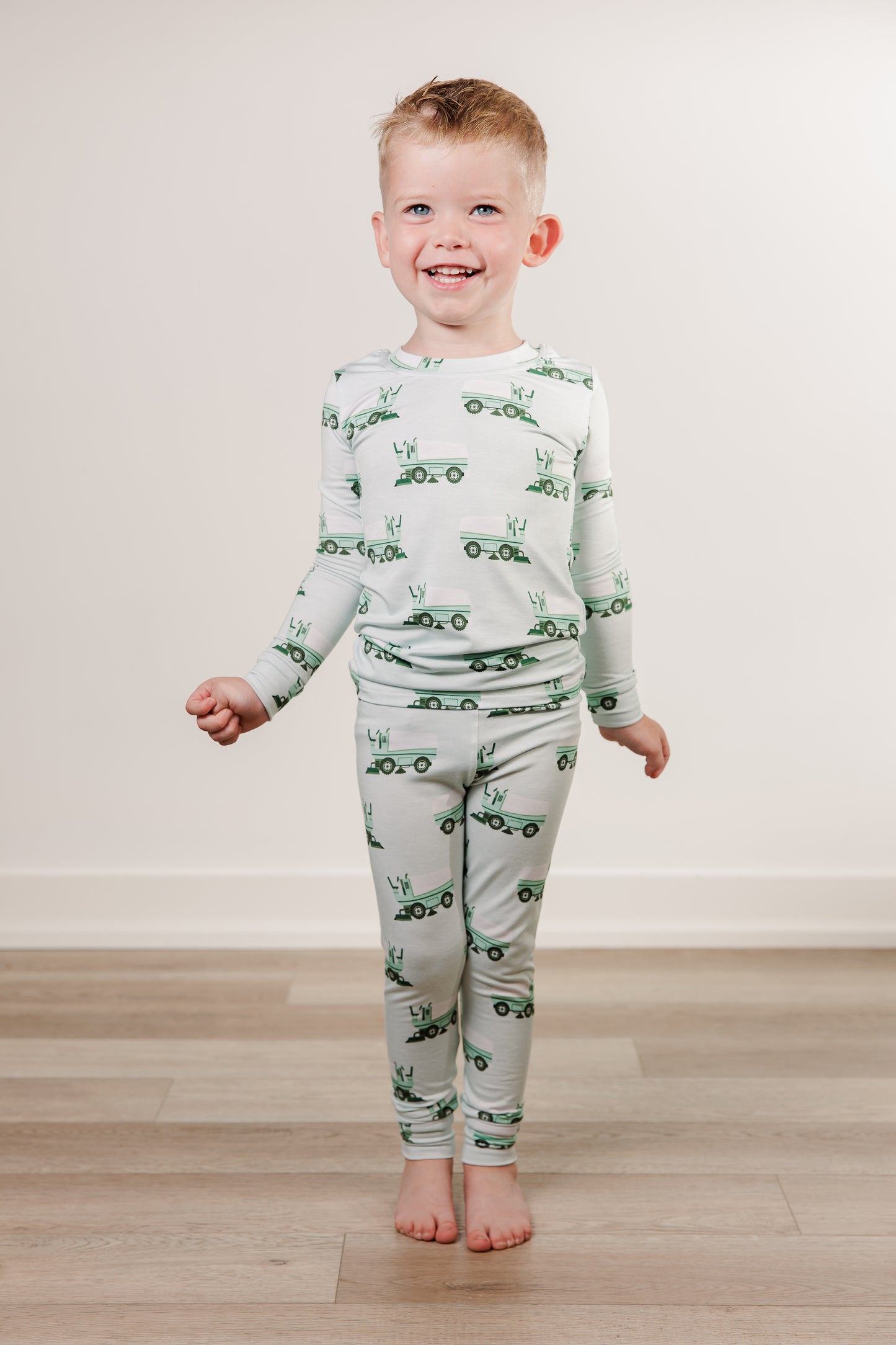 Two Piece - Clean Sheet in Iced Pistachio