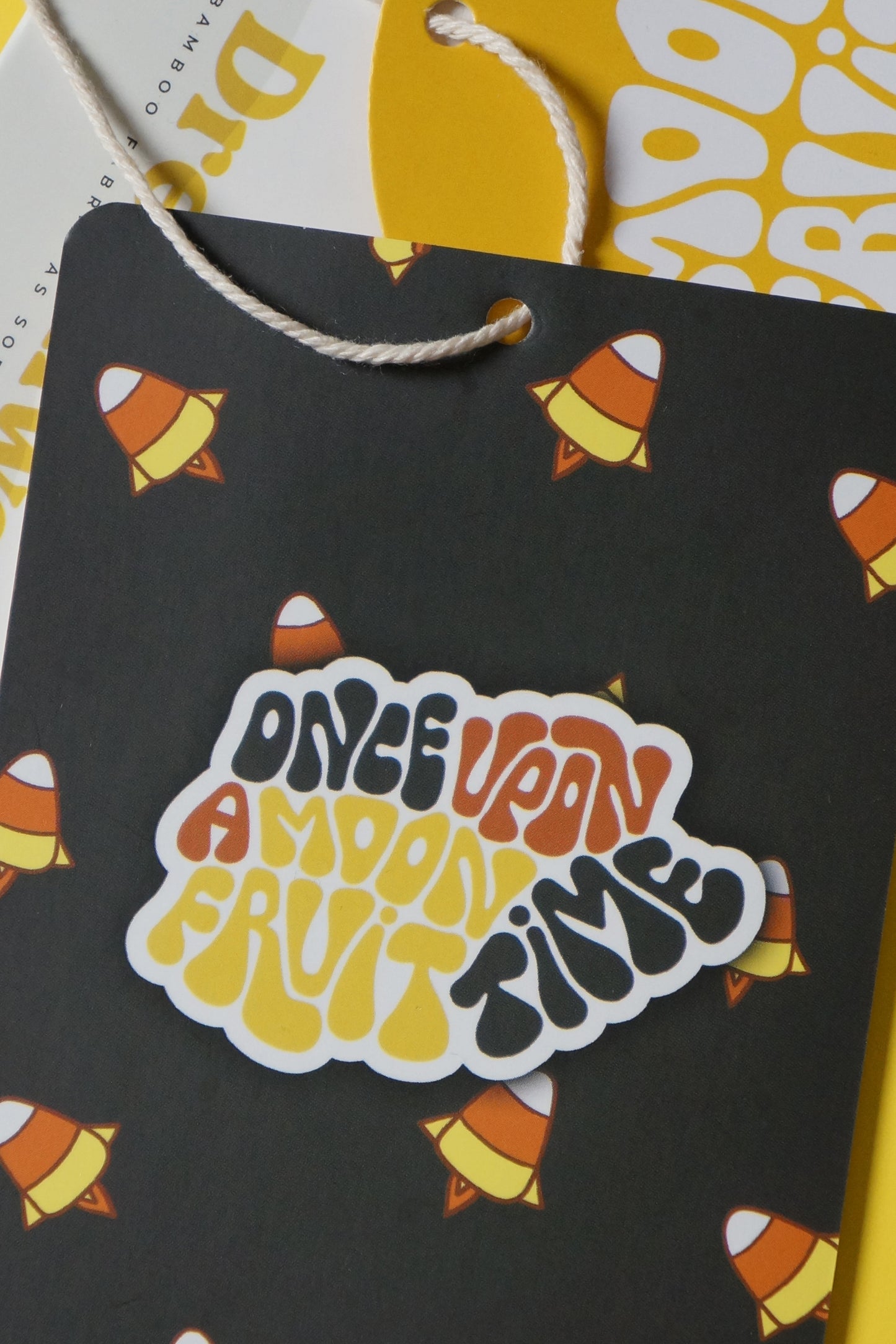 Two Piece - Candy Corn Blastoff in Black