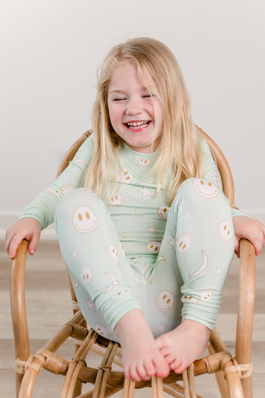 Two Piece - Happy Space in Mint