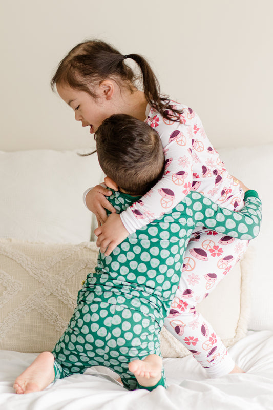 Two Piece - We Come in Peace in White