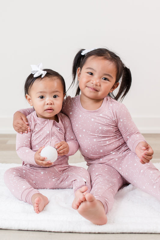 Zippy - Winter Constellations in Blush