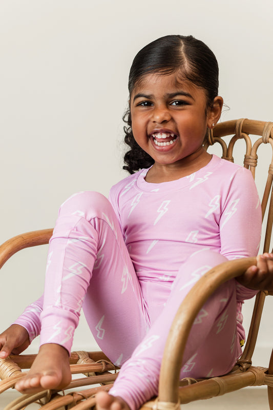 Two Piece - Bolts in Pink