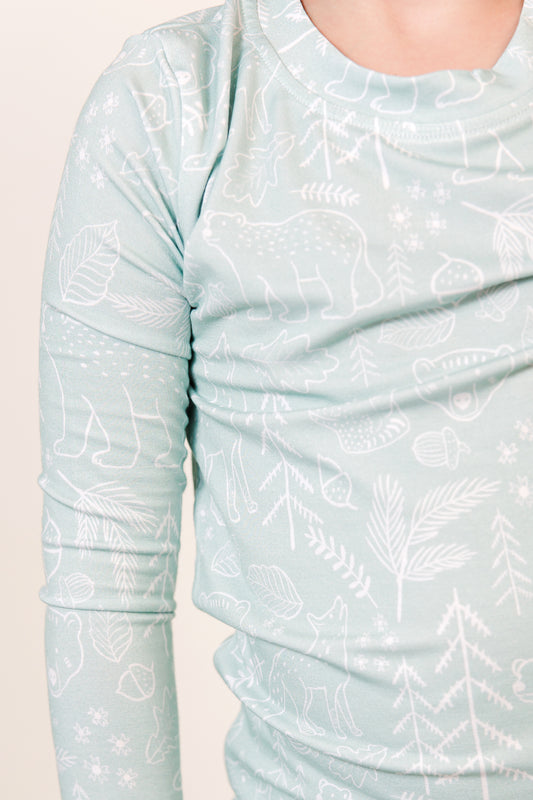 Two Piece - Woodland Walk in Sage