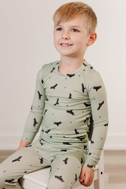 Two Piece - Bat Buddies in Olive